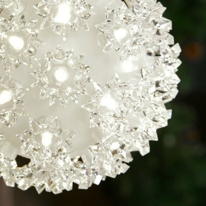 GE 3-Pack 5.5 inch StayBright Random Sparkle LED Spheres Christmas String Light