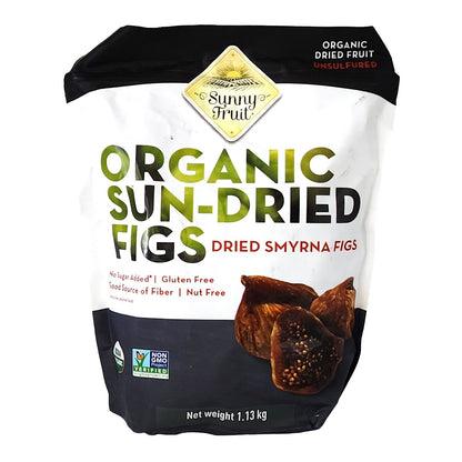 Organic Sun Dried Smyrna Figs Kosher Vegan Healthy Fruit Snack Gluten Free 1.1Kg