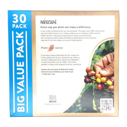 Nescafe Instant Coffee Stick Creamy & Frothy Cappuccino 30 x 12.5g Sachets
