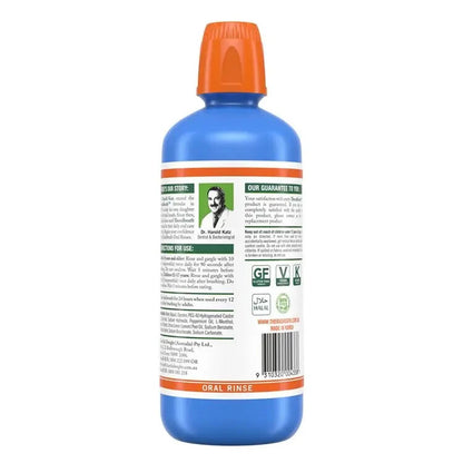 TheraBreath Icy Mint 1L Gentle Non-Burning Mouthwash Oral Rinse Freshen Breath