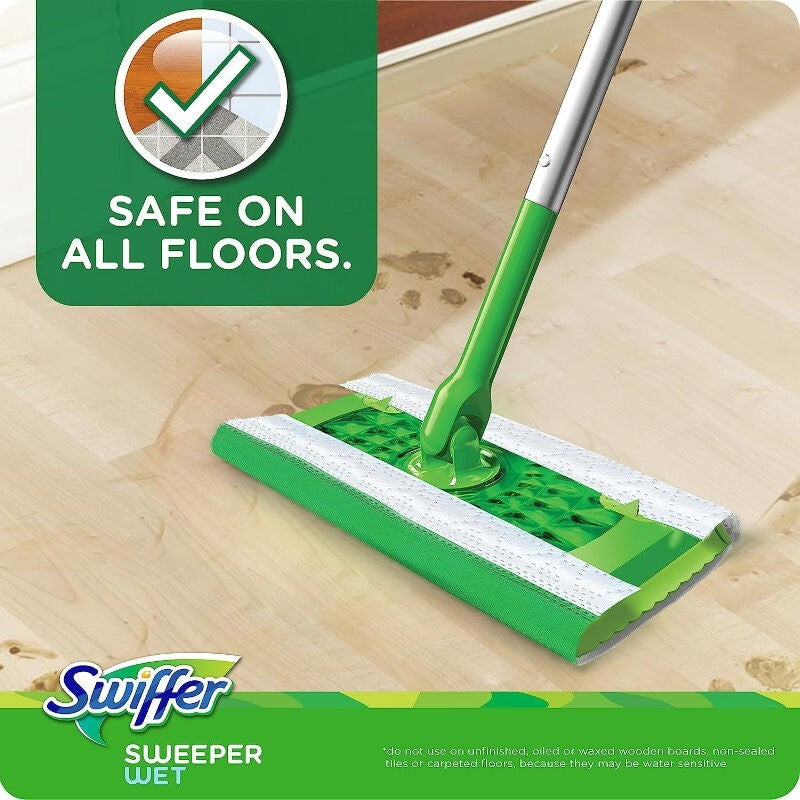 Swiffer Sweeper Heavy Duty Wet Mopping Cloths Pad Refills for Floor Mop
