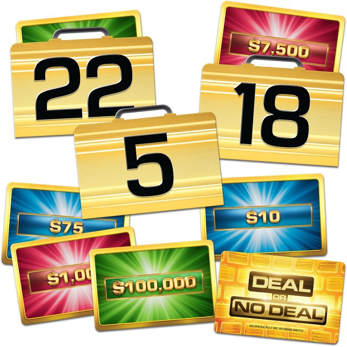 Deal Or No Deal Family Indoor Fun Board Game Activity Chance to Win 1 million 8+