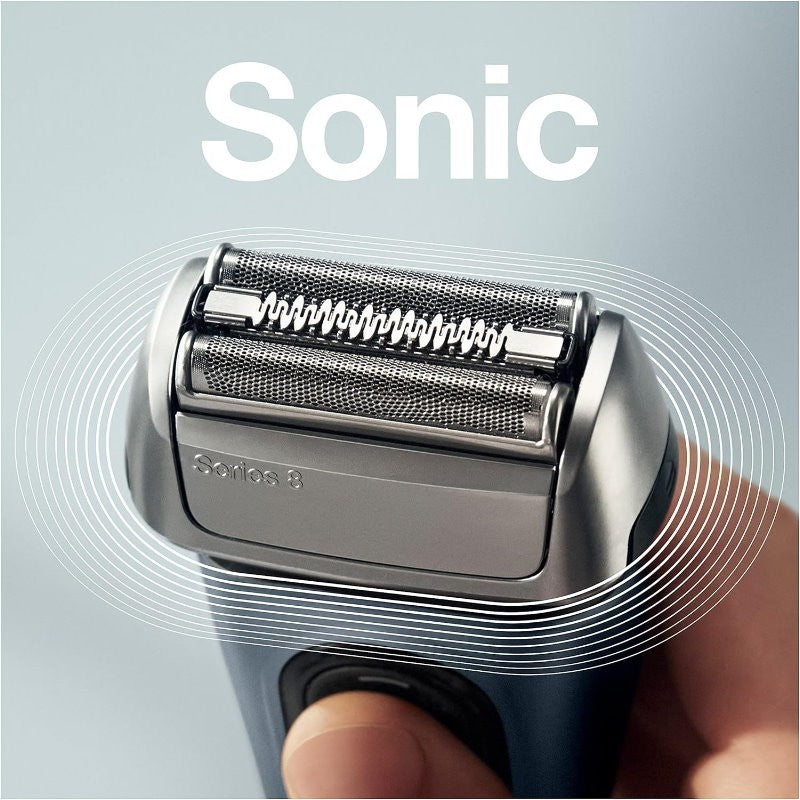 Braun Series 8 Wet & Dry 3 + 1 Head Electric Shaver & Precision Trimmer -Express
