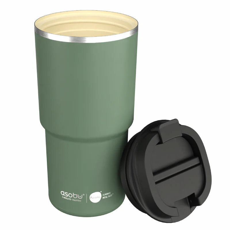 Asobu 650ml Puramic Pick Me Up & Go Coffee Travel Mug Vaccum Isolated Tumbler