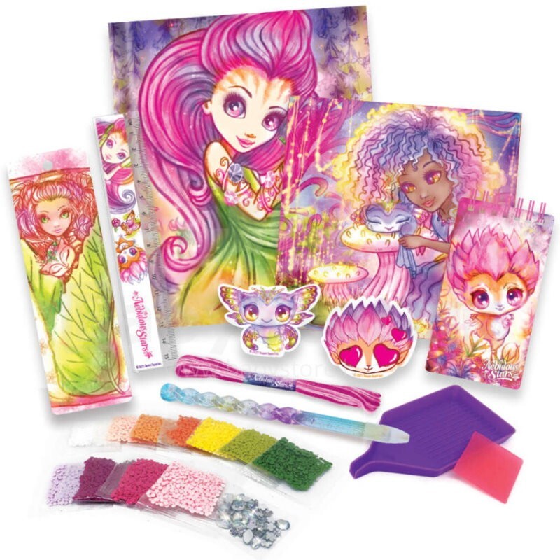 Nebulous Stars Dazzle by Number Rhinestone Creative Stationery Deluxe Set