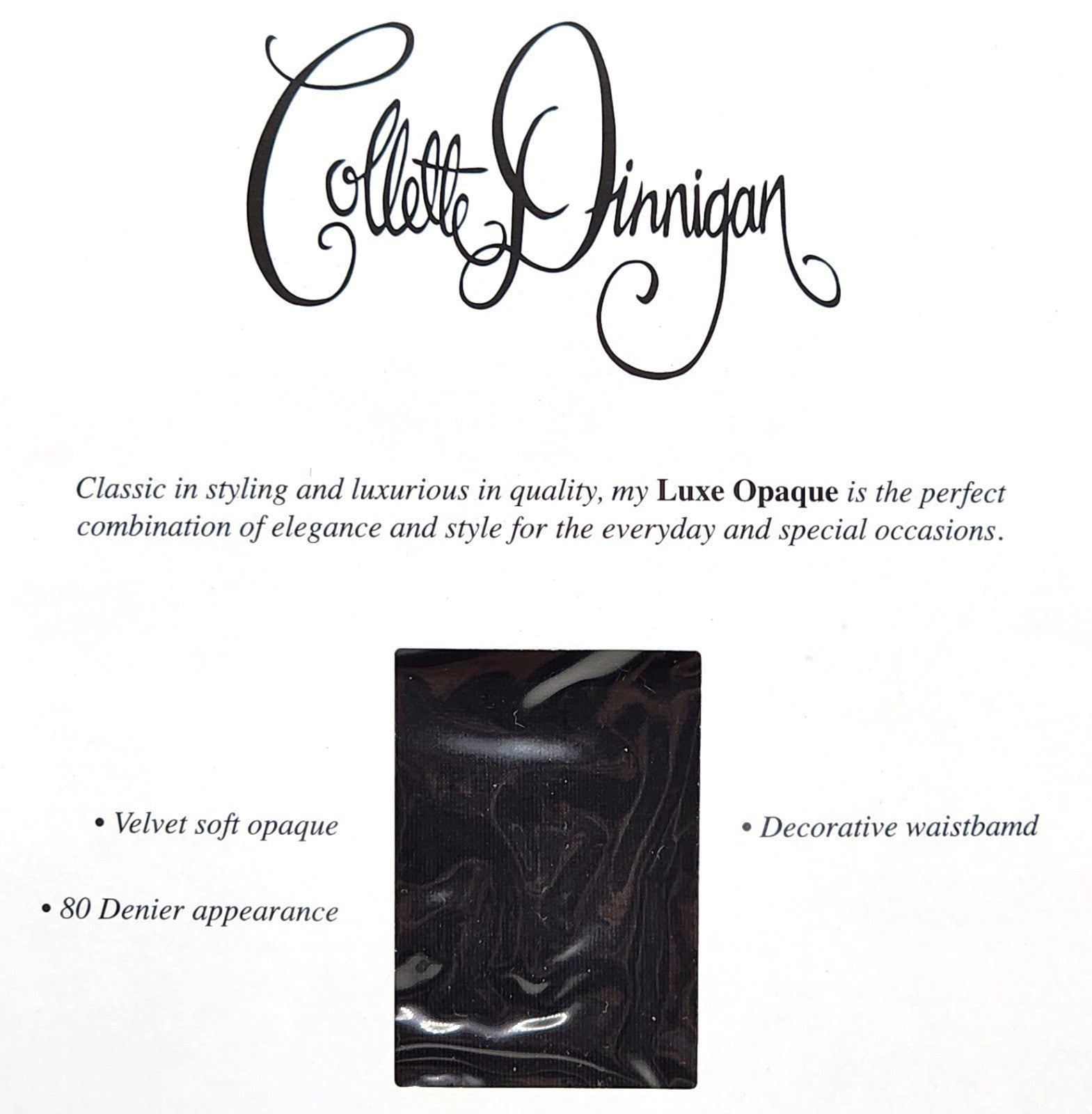Brand New Collette Dinnigan Luxe Opaque Noir Couture Control Top Tight Velvet XT