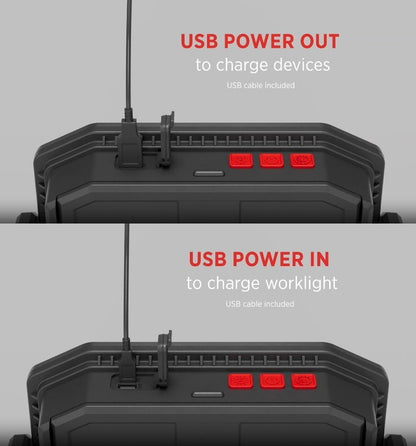 Infinity X1 3000 Lumen Solar Rechargeable Portable Floodlight Torch Work Light