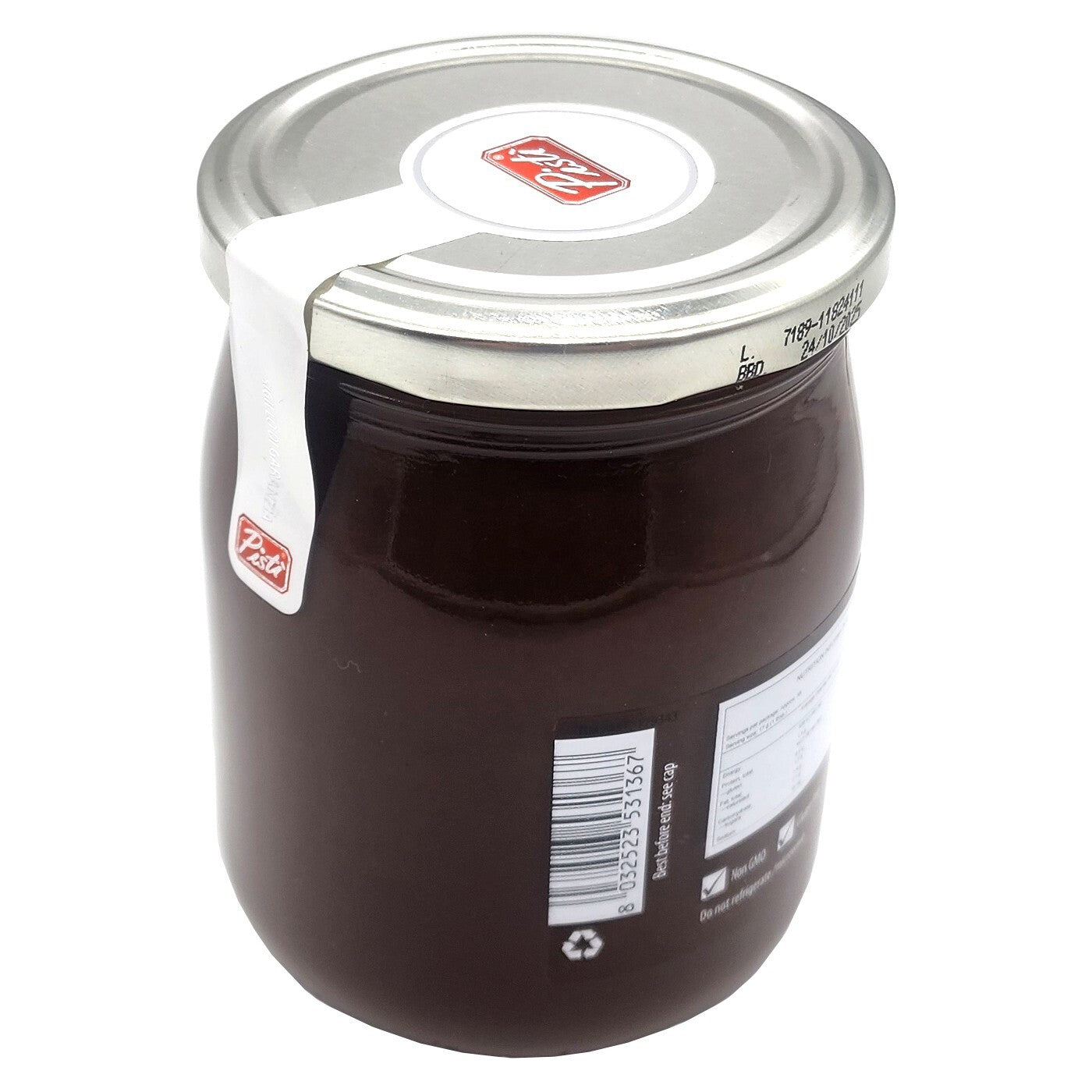 Pisti Premium Italian Chocolate Creme Bread Spreadable Gourmet Cream Paste 600g