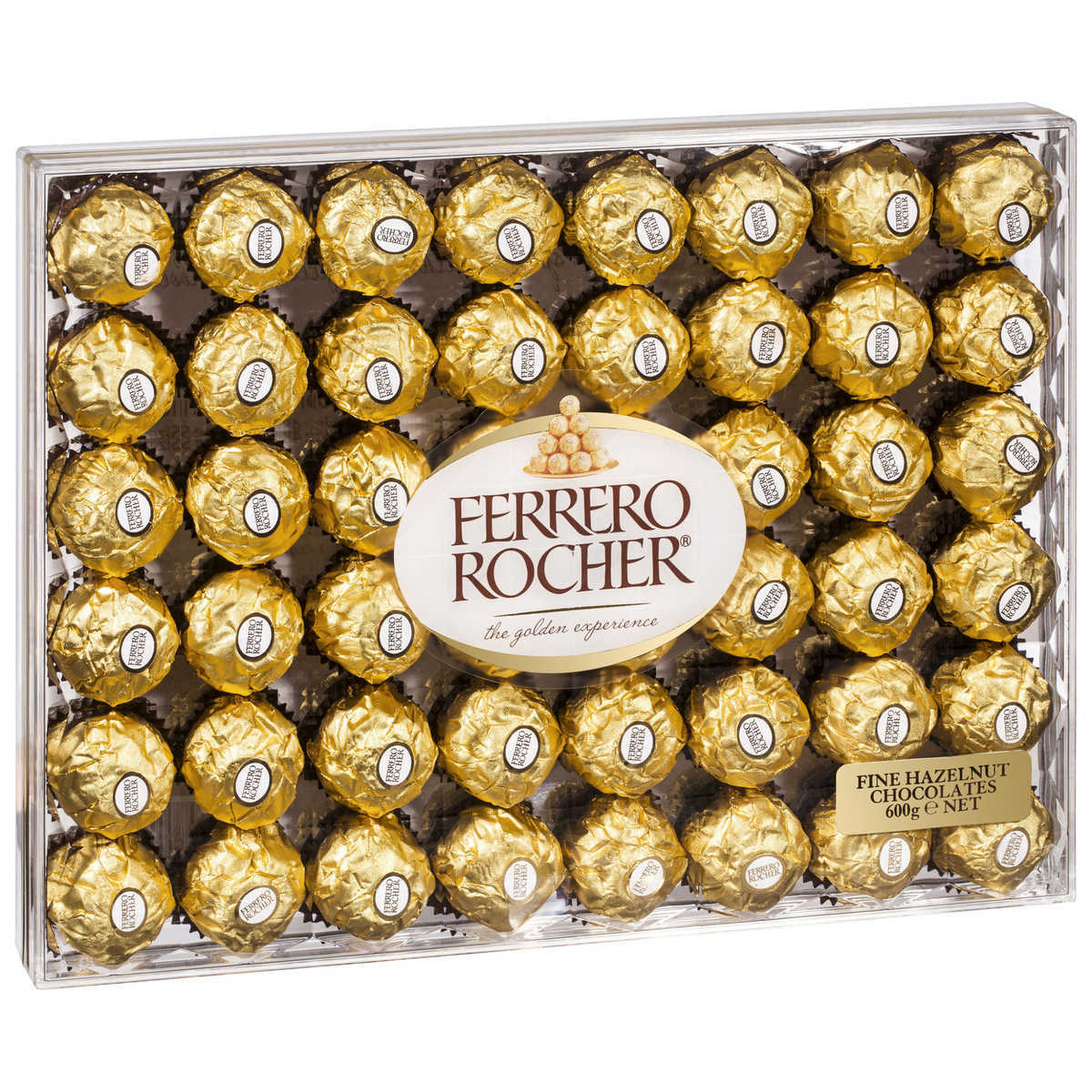 Ferrero Rocher Hazelnut Fine Milk Wafer Premium Chocolate 600g 48 Piece Box Gift