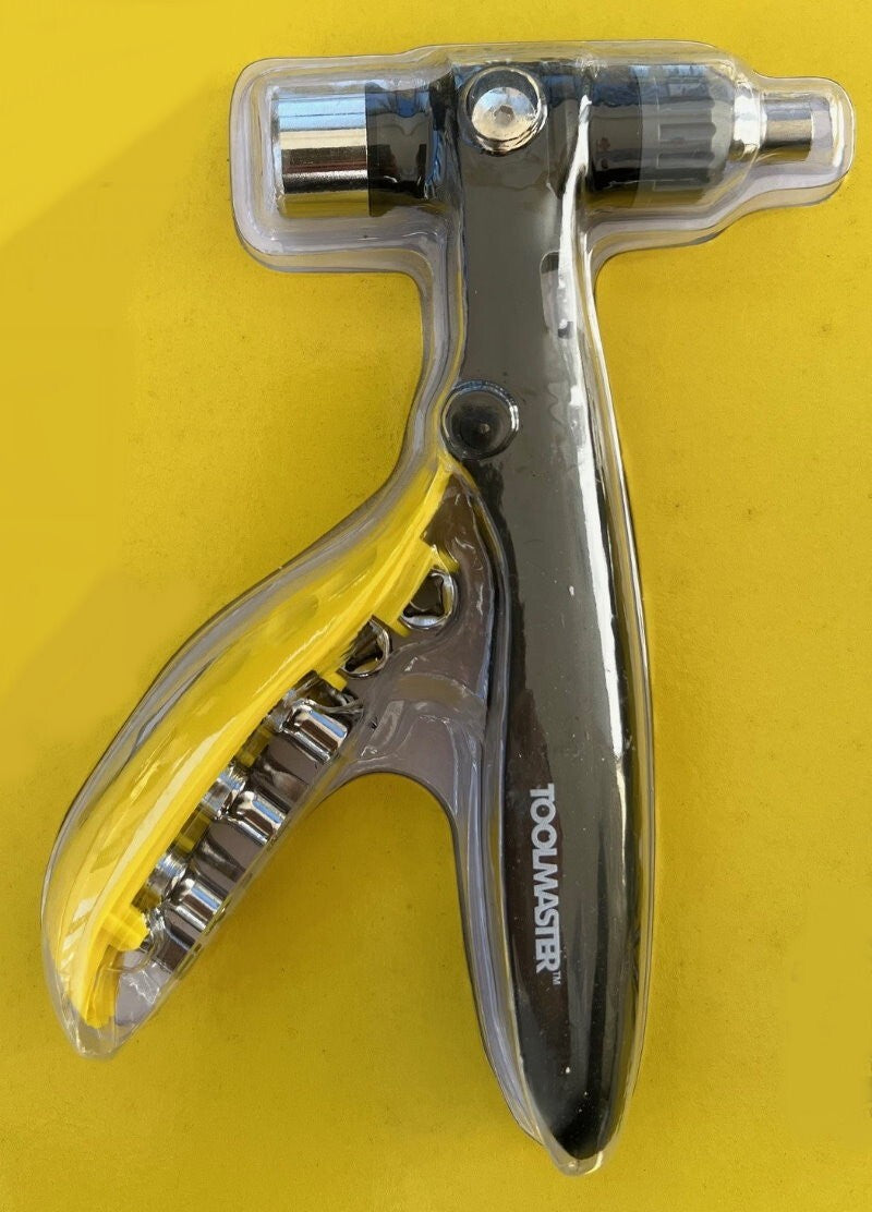 ToolMaster 2 Pieces Multi-Functional Tool Set - Hammer Screwdriver Ratcheting