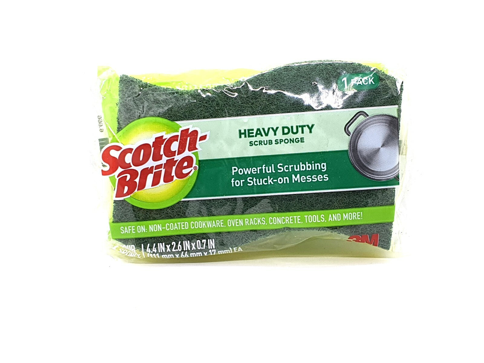 3M Scotch Brite Kitchen Heavy Duty Non-Scratch Scrub Mix Scourer Sponge Cleaner