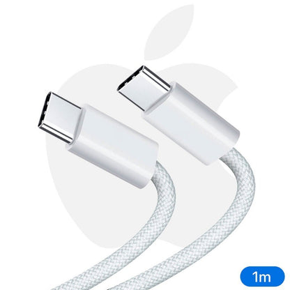 Genuine Apple 60W USB-C Charge Cable Woven 1m for iPhone 16 15 Macbook Pro Air