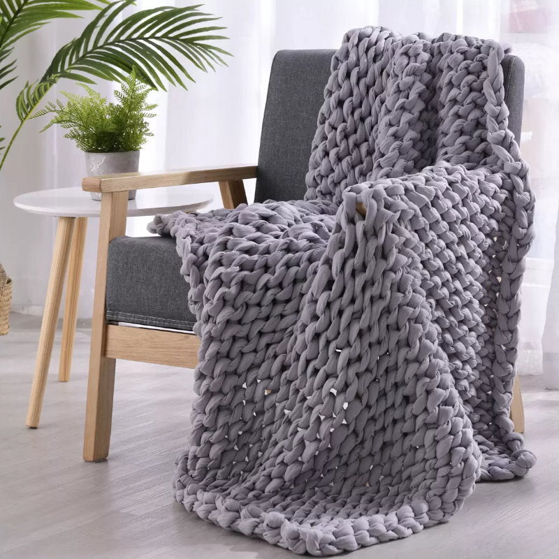 Onkaparinga Revita Sleep Hand-Knitted Weighted Blanket 6kg - Relax, Sleep Deeper