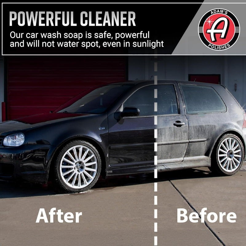 Adam's Polishes Car Wash Shampoo 2.5L Spot Free pH Best For Snow Foam Cannon