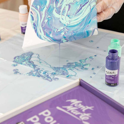 Mont Marte 72 Piece Premium Paint Experience Kit Pouring Paint Set Creative Art