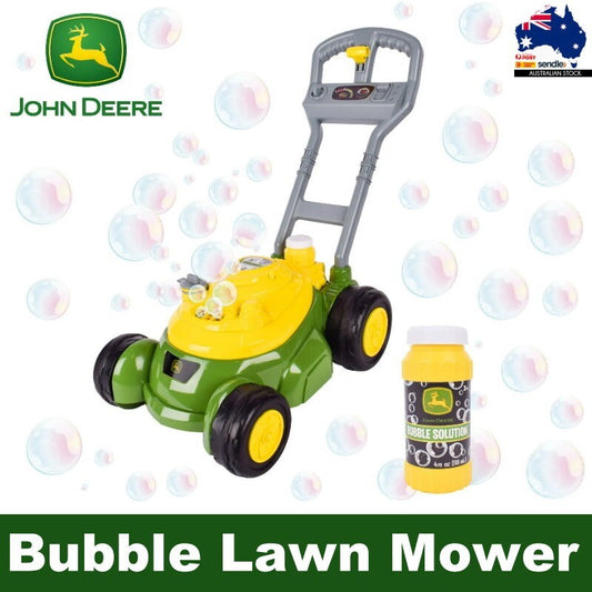John Deere Bubble Lawn Mower for Toddlers Automatic Bubble Blowing Machine