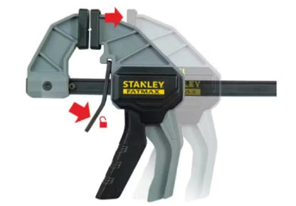 Stanley Fatmax 4 Piece 150mm Ratchet Bar Quick-Grip Clamp Set 45kg Max Holding