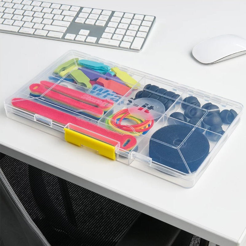 Wrap-It Storage 75 PCs Ultimate Cable Management Value Pack For Home, Office