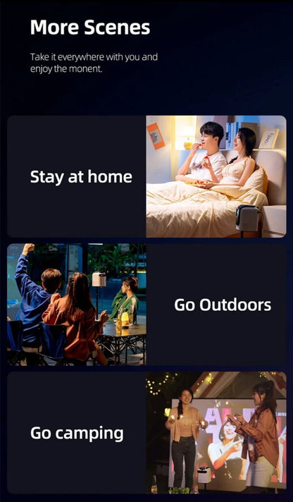 Topleo HY360 3-in-1 1080p 4K Portable Home Theater WiFi Projector HiFi Speaker
