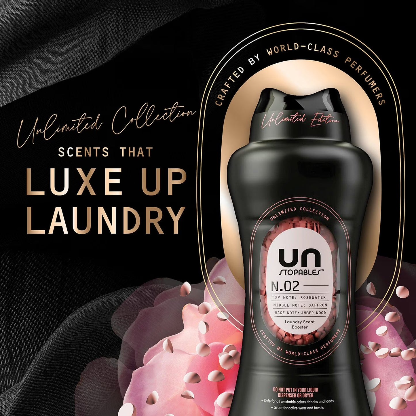 Downy Unstopables 745g Unlimited Collection Wash Laundry Fragrance Scent Booster