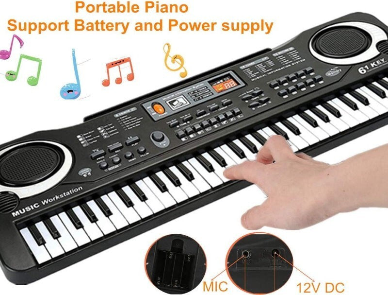 SEMART 61 Keys Multi-Function Music Electronic Piano Keyboard - Smart Music Toy