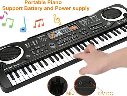 SEMART 61 Keys Multi-Function Music Electronic Piano Keyboard - Smart Music Toy