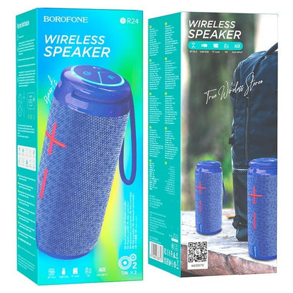 Borofone BR24 Fashion Sports Portable Bluetooth Speaker 2x5W, TWS/FM/USB/TF/AUX