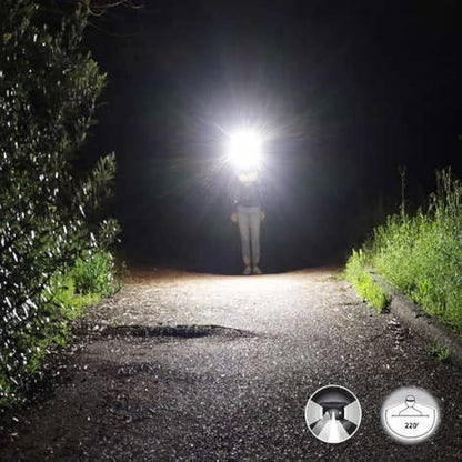 Duracell LED Headlamps 550 Lumens 9 Lighting Modes Waterproof IPX8, 220° Viewing