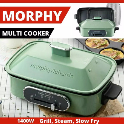 Morphy Richards 2.5L 1400W Electric Slow Cooker/Grill/Steam Multifunction Pot