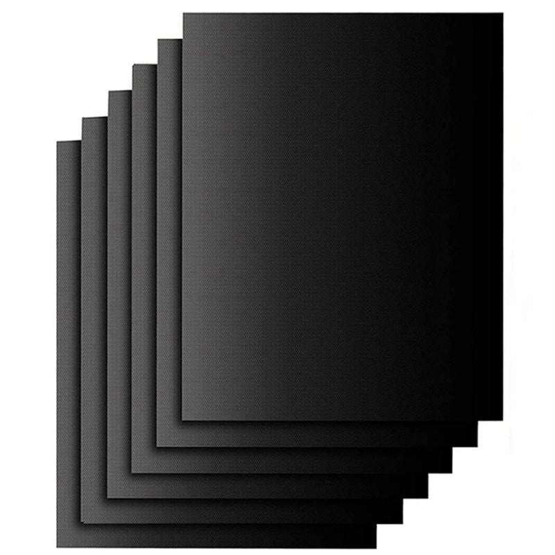 MIU 6-Pack PRO Non-Stick Reusable BBQ Grill Mats - Non-Toxic PFOA & BPA FRE