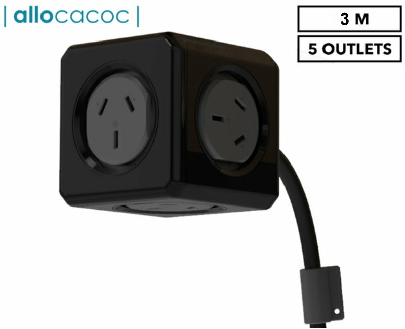 Allocacoc 5-Outlet/4-Outlet 1.5m/3m or 2x USB Original Extended PowerCube