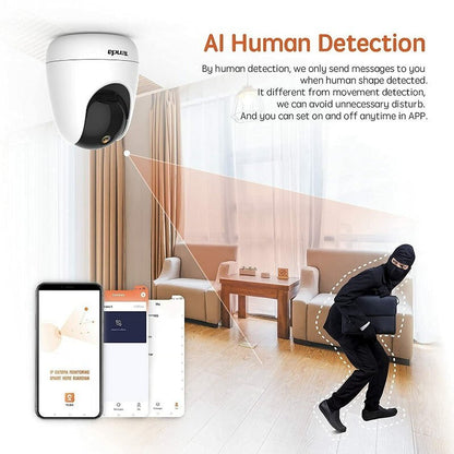 Tenda 1080P 2MP Wireless Pan/Tilt Security IP Camera Baby Monitor Night Vision