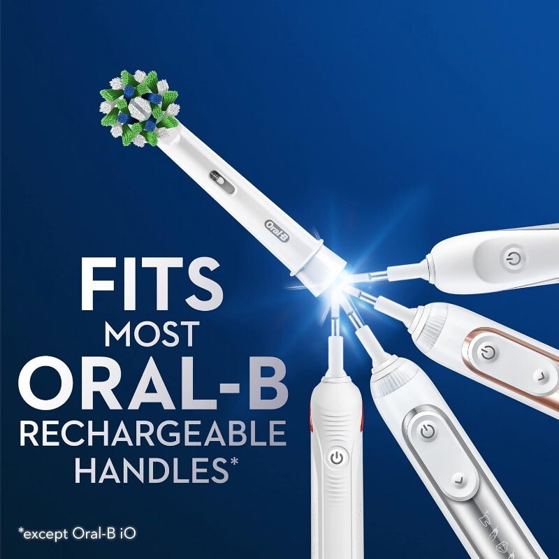 Oral-B CROSS ACTION Replacement Electric Toothbrush Heads Refills Brush Heads