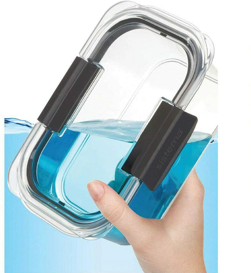 Sistema Leak Proof BPA Free Food Storage Lunch Box Container Safe 14 Piece Pack