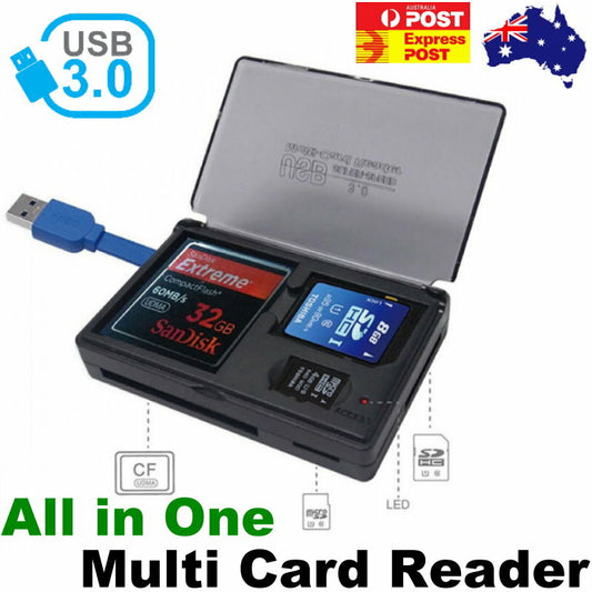 NEW All-in-One Super Speed Multi Card Reader - USB 3.0