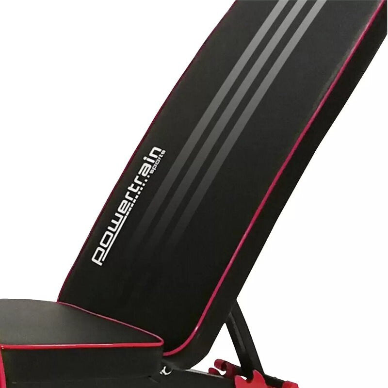 Powertrain Adjustable FID Home Gym Bench with Preacher Curl Pad Max Load 150kg