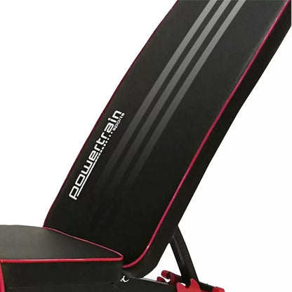 Powertrain Adjustable FID Home Gym Bench with Preacher Curl Pad Max Load 150kg