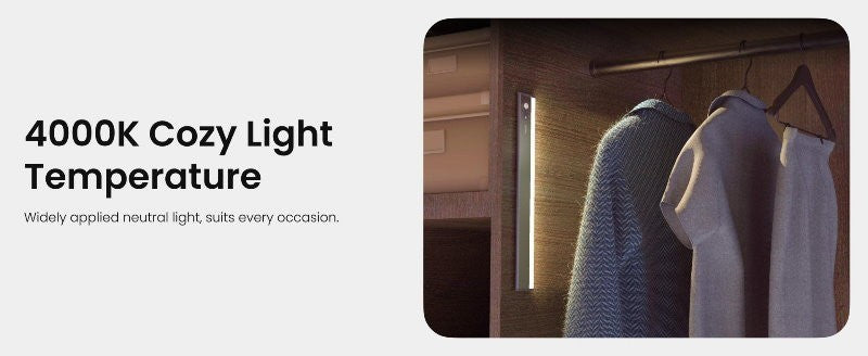 Yeelight 2-Pack Ultra Thin Induction Cabinet Rechargeable Motion Sensor Lights
