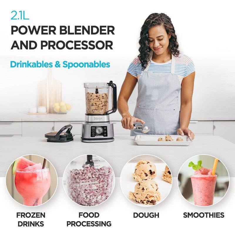 Ninja Foodi Power Blender Kitchen Processor 1200w Auto IQ Food Smoothie Blender