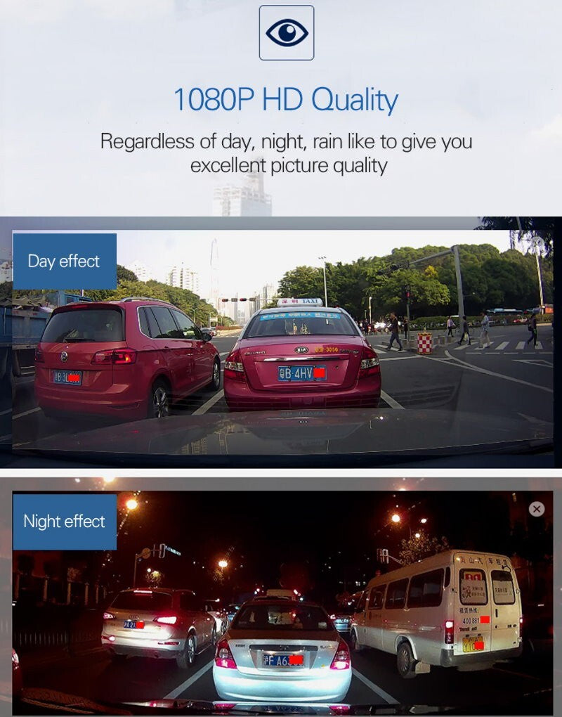 Anytek F111 1080P 170° Car Dash Cam with 24 hours Parking Monitoring, G-Sensor