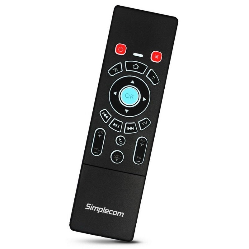 Simplecom RT250 Rechargeable 2.4GHz Wireless Remote Air Mouse Keyboard Touch Pad