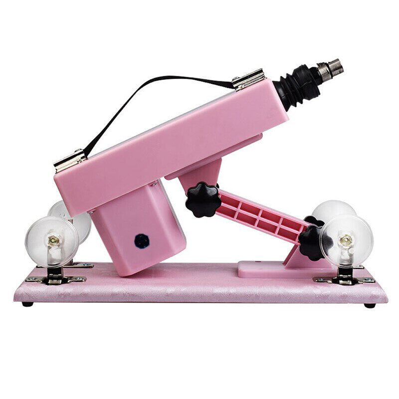 New Arrival Pink Automatic Sex Machine Gun Love Machine with 6 Dildo Adult Toy