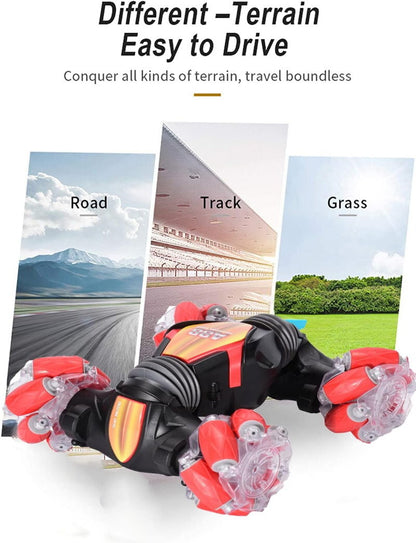 WSD Toys Gesture Sensing RC Stunt Car 2024 - Tumbling, 360° Spinning, Wall Flip
