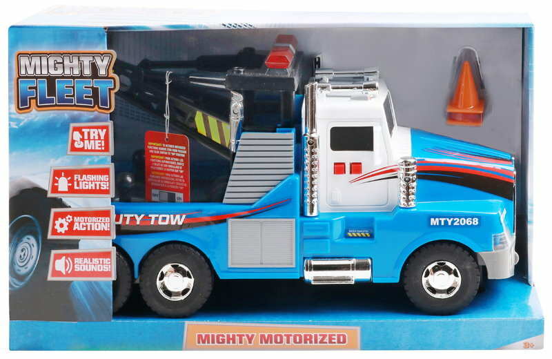 Mighty Fleet Motorised Vehicle Garbage Truck Police Car Fire Engine Helicopter