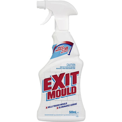 Exit Mould 500ml Mould Remover Trigger Spray - Kill Mould and Germs, Cleaning