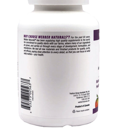 Webber Natural Mild Iron 15 mg Healthy Immune System Red Blood Cell Production