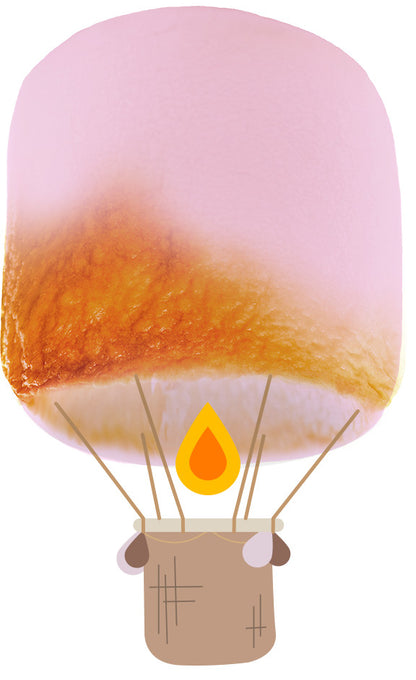 The So Soft Marshmallow Co White Air Puffed Jumbo Roaster Softness Sweet 300g
