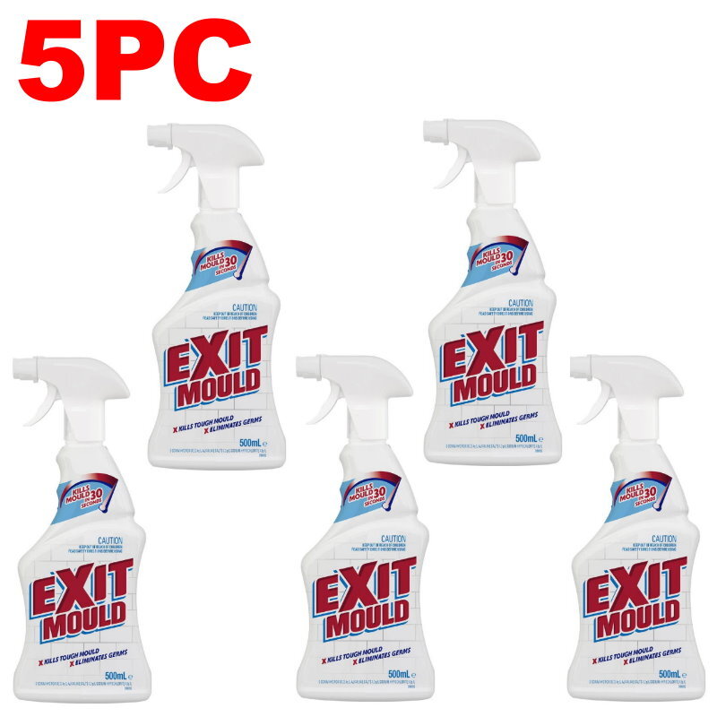 Exit Mould 500ml Mould Remover Trigger Spray - Kill Mould and Germs, Cleaning