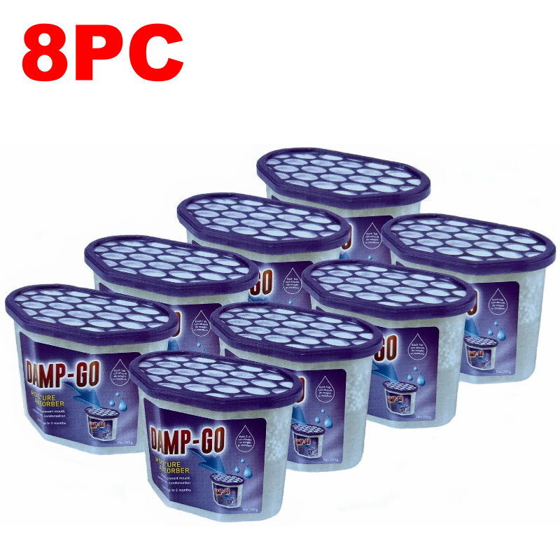 DAMP-GO Moisture Absorber Tubs Portable Dehumidifier Fragrance Free 280g