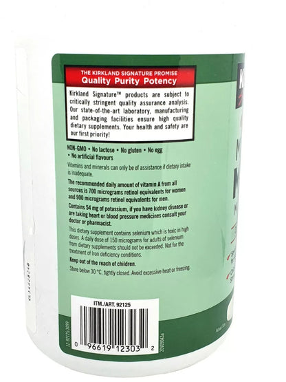 Specially Formulated Mature Multi Vitamin Calcium for Strong Bones Teeth 250 50+
